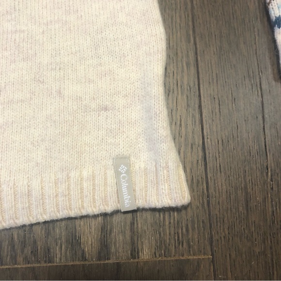 NWT Columbia Serendipity Fairisle Full Zip Women’s Sweater Sz XL Cream/Multi - Picture 8 of 12